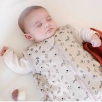 TKS Sleeping Bag with Sleeves 6-18m Forest Beige