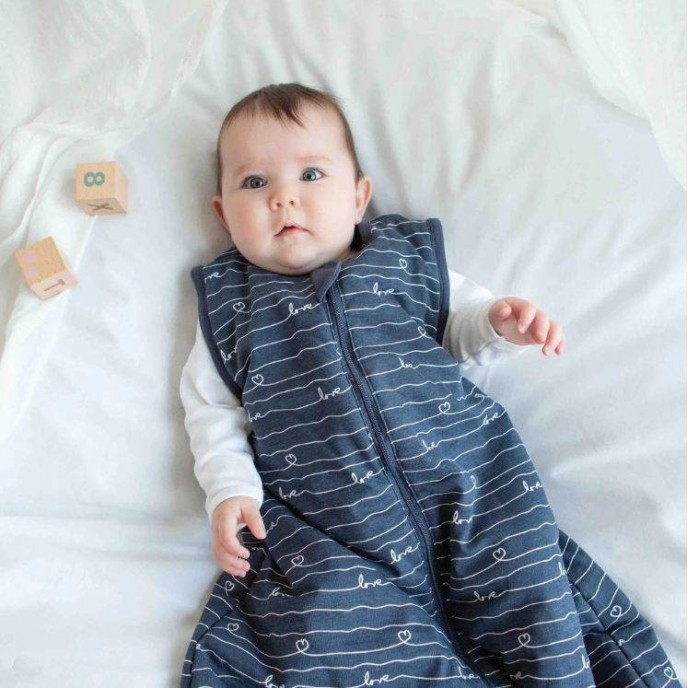TKS Sleeping Bag Summer 3-18m Love Navy