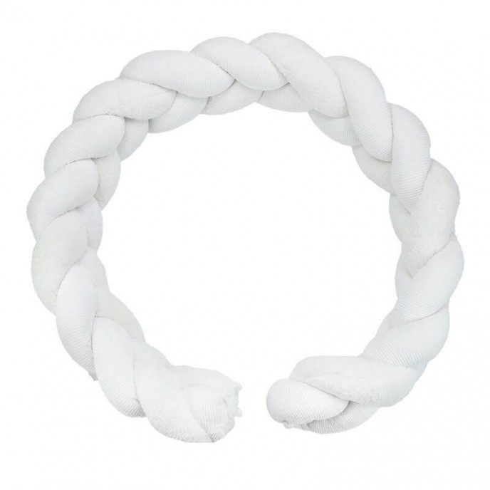 TKS Bed Bumper Braid 200cm Wooly White