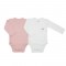 TKS Bodyvest Long Sleeve 2pk Pink & White 1m