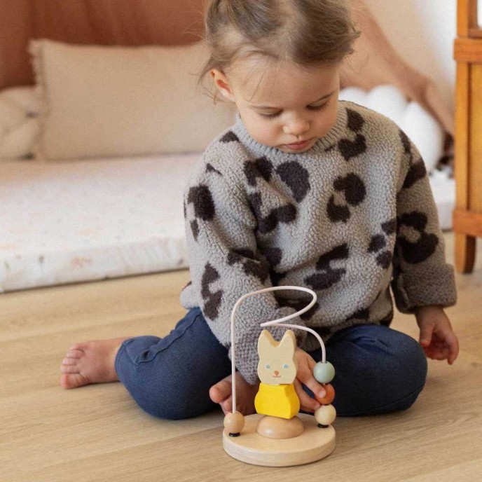 TKS Wooden Labyrinth Bead Maze