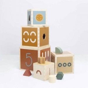 TKS Wooden Stacking Cube
