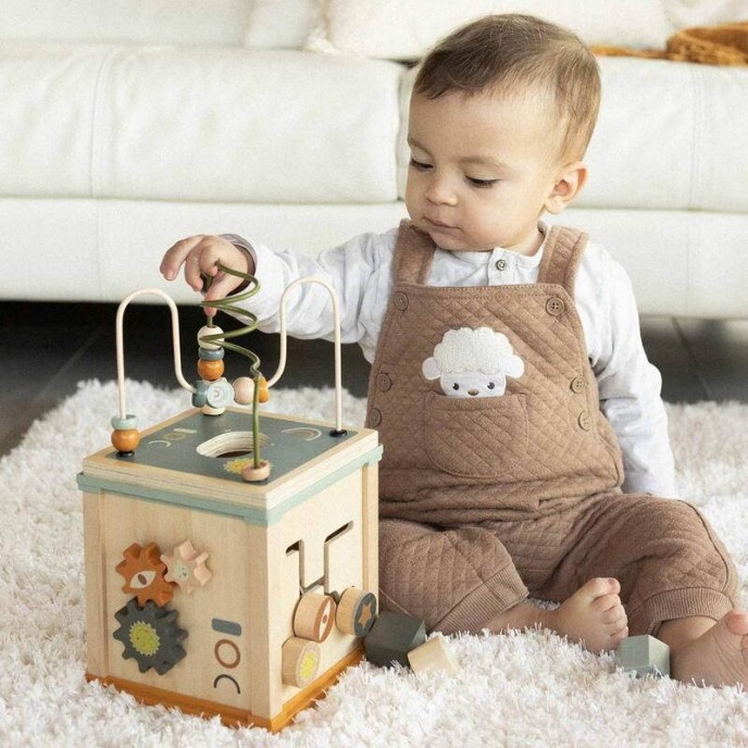 TKS Wooden Activity Cube