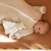 TKS Sleeping Bag with Sleeves 0-6m Jersey Sable Sand