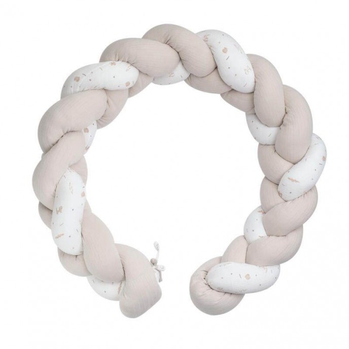 TKS Bed Bumper Braid 200cm Tamtam Sable Caramel