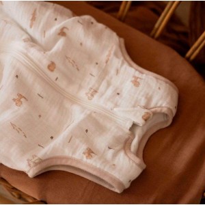 TKS Sleeping Bag Muslin 6-18m Tamtam Ecru