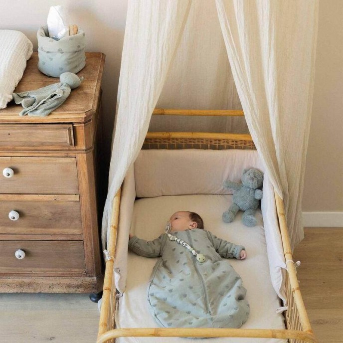 TKS Sleeping Bag with Sleeves 0-6m Honey Sage