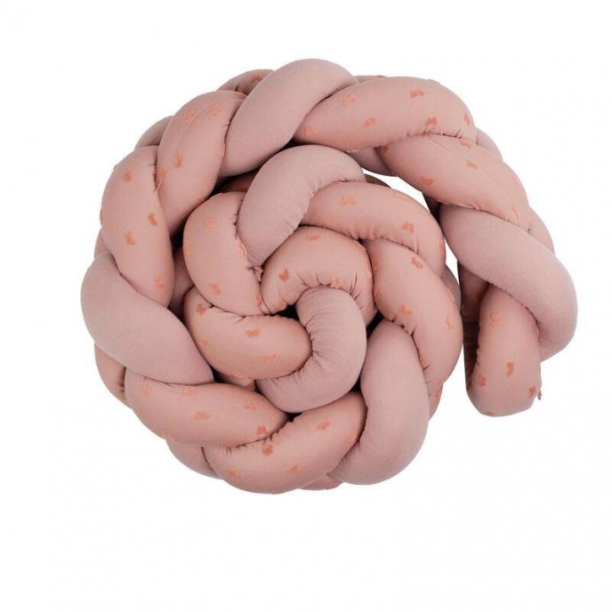 TKS Bed Bumper Braid 200cm Hop Rose TKS Bed Bumper Braid 200cm Hop Rose