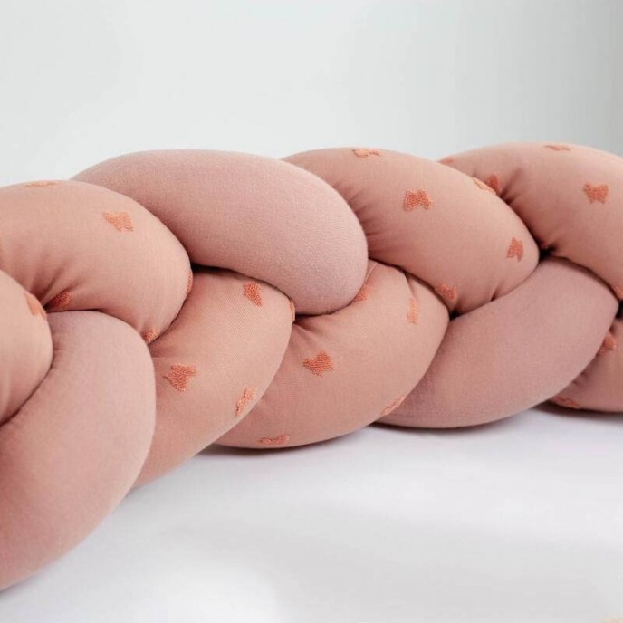 TKS Bed Bumper Braid 200cm Hop Rose TKS Bed Bumper Braid 200cm Hop Rose