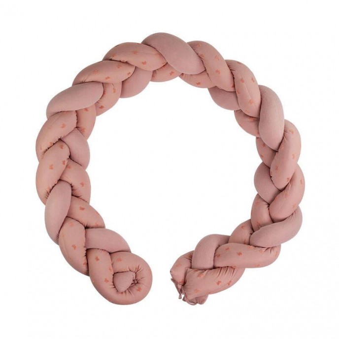 TKS Bed Bumper Braid 200cm Hop Rose TKS Bed Bumper Braid 200cm Hop Rose