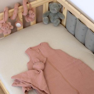 TKS Sleeping Bag Muslin 0-6m Hop Rose
