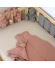 TKS Sleeping Bag Muslin 0-6m Hop Rose
