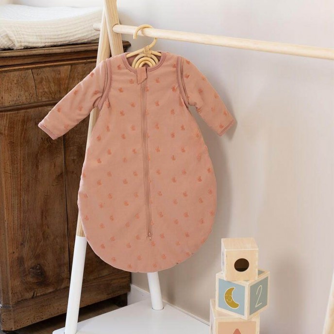 TKS Sleeping Bag with Sleeves 0-6m Hop Rose