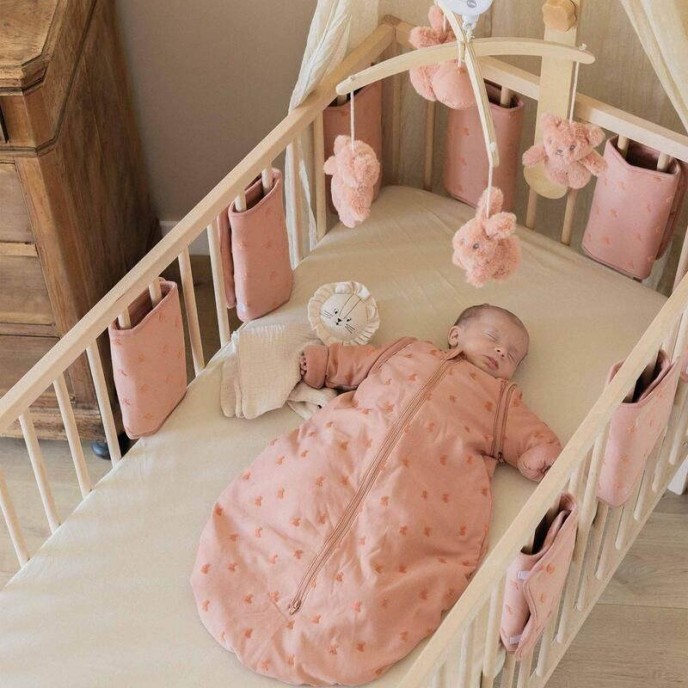 TKS Sleeping Bag with Sleeves 0-6m Hop Rose