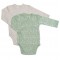 TKS Bodyvest Long Sleeve 2pk Wheat Green 0m