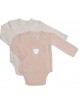 TKS Bodyvest Long Sleeve 2pk Teddy Beige 3m