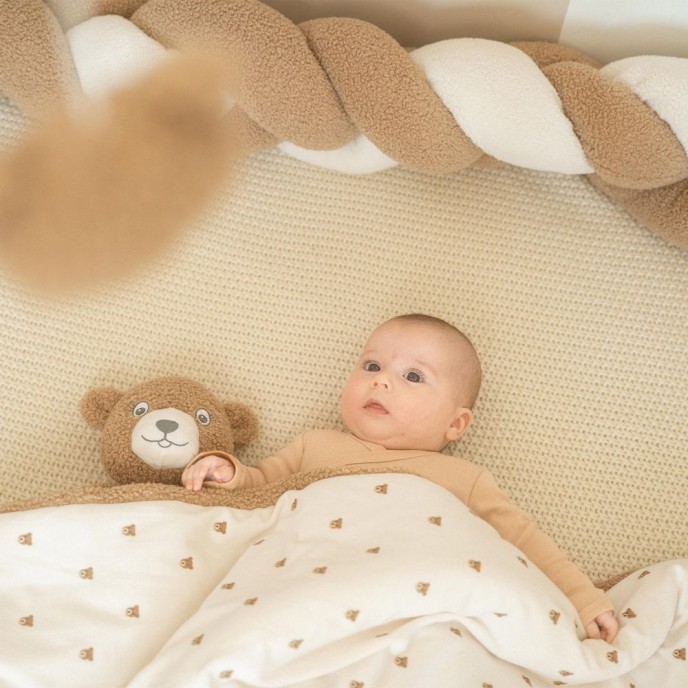 TKS Quilted Blanket Bjorn Bear 75x100cm TKS Quilted Blanket Bjorn Bear 75x100cm