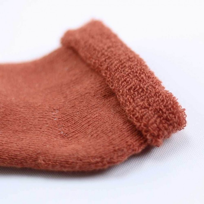 TKS Socks Rust & Brown 3pk 0/3m TKS Socks Rust & Brown 3pk 0/3m