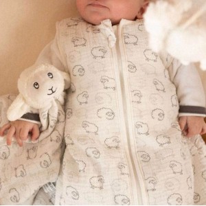 TKS Sleeping Bag Muslin 0-6m Wooly Woo