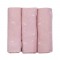 TKS Muslin Squares 3pk Pink Petals