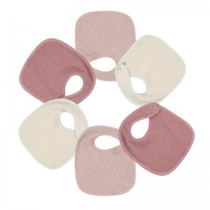 TKS Bibs 6pk Pink & Beige