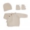 TKS Newborn Stitch Set 3pc Sand Beige
