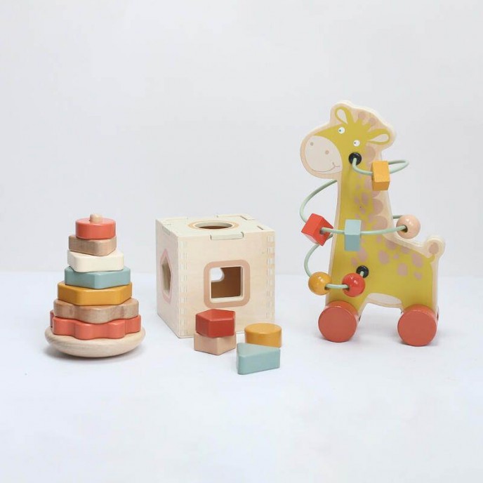 TKS Wooden Activity Toys 3pc