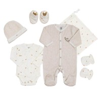 TKS Newborn Set 6pc Goodnight Beige