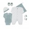 TKS Newborn Set 6pc Sage Green