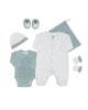 TKS Newborn Set 6pc Sage Green