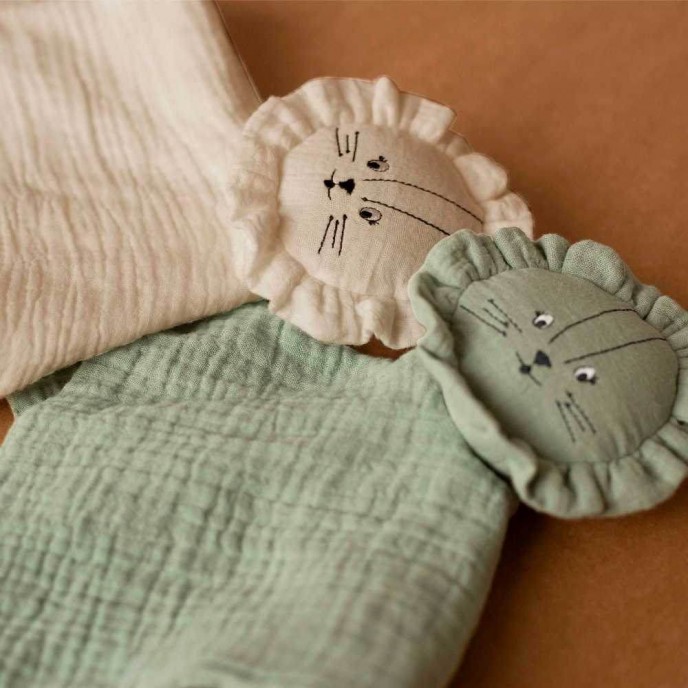 TKS Comforter Muslin Tamtam the Lion Sand