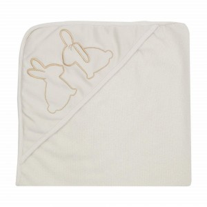 TKS Hooded Towels 2pk Beige