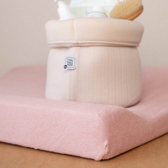 TKS Changing Mat Cover 2pk Sable & Old Pink