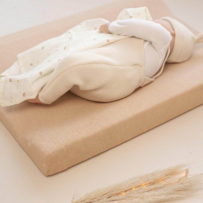 TKS Changing Mat Cover 2pk Sable & Old Pink