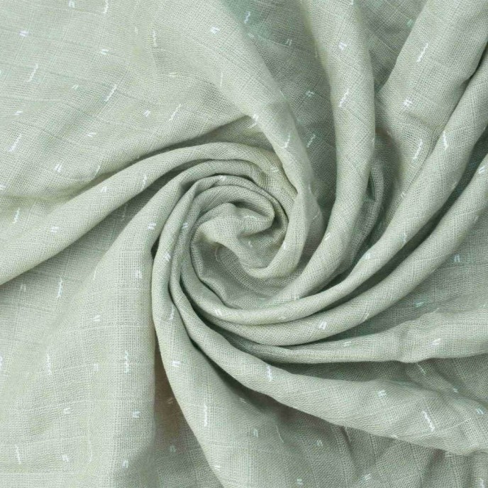 TKS Muslin Squares 3pk Olive Green