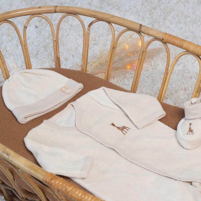 TKS Newborn Set 3pc Sophie la Girafe Sand TKS Newborn Set 3pc Sophie la Girafe Sand