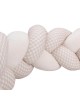 TKS Bed Bumper Braid 200cm Vichy Ecru