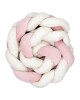 TKS Bed Bumper Braid 200cm Vichy Pink Flowers TKS Bed Bumper Braid 200cm Vichy Pink Flowers