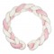 TKS Bed Bumper Braid 200cm Vichy Pink Flowers