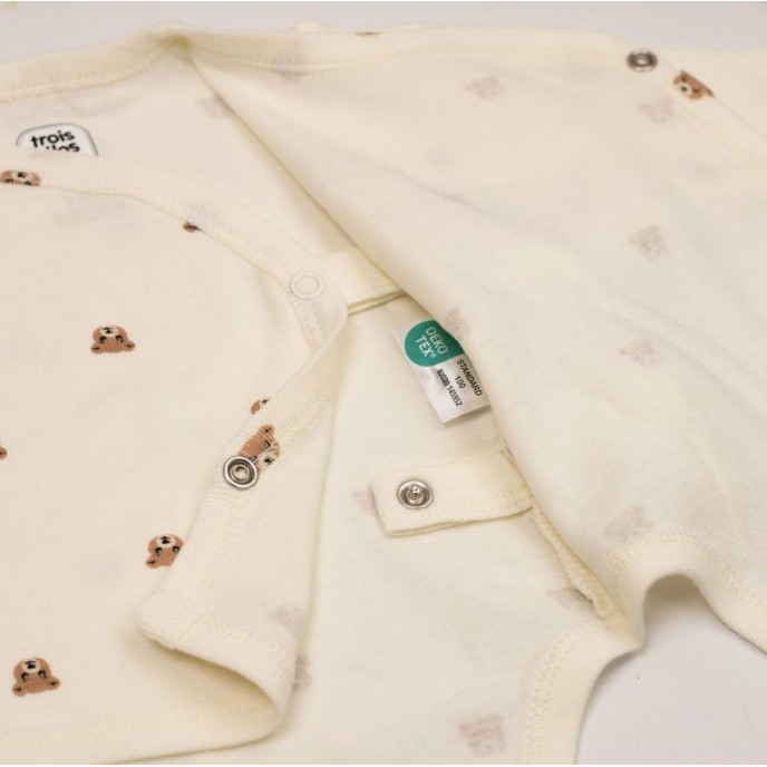 TKS Bodyvest Long Sleeve 2pk Bjorn Bear 3m