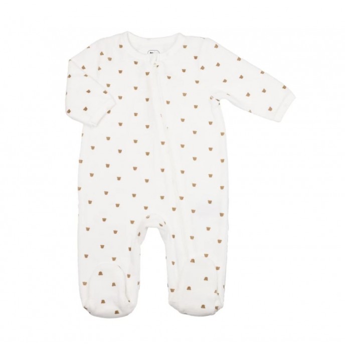 TKS Babygrow Velour 00m Bjorn Bear TKS Babygrow Velour 00m Bjorn Bear