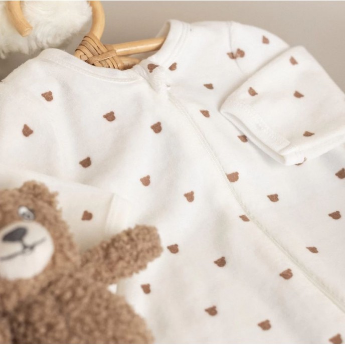 TKS Babygrow Velour 1m Bjorn Bear TKS Babygrow Velour 1m Bjorn Bear