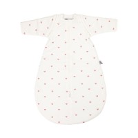 TKS Sleeping Bag with Removable Sleeves Pink Hearts 0-6m