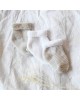 TKS Socks White & Beige 3pk 0/3m TKS Socks White & Beige 3pk 0/3m