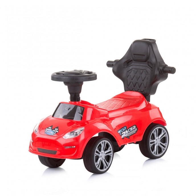 Chipolino Ride on Car with Handle Turbo Red