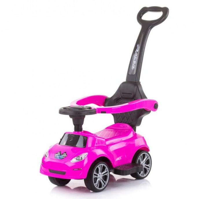 Chipolino Ride On Car with Handle Turbo Pink