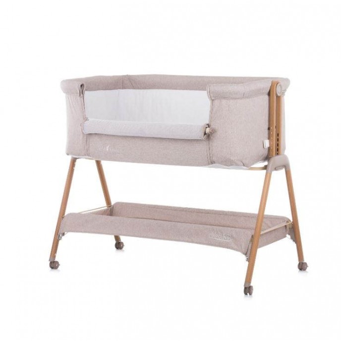 Chipolino Bedside Crib Sweet Dreams Mocca