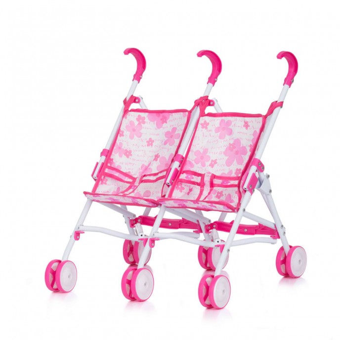 Chipolino Doll Stroller Twiny Flowers