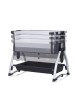 Chipolino Bedside Crib Baby Boss Anthracite