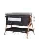 Chipolino Bedside Crib Sweet Dreams Graphite